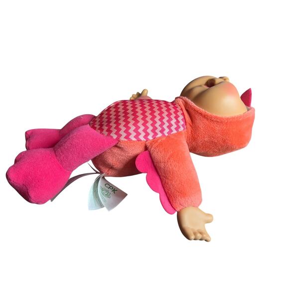 Bundle of 2 9in Cabbage Patch Kids Cuties Exotic Friends Emmett Hippo & Flamingo - Picture 10 of 16